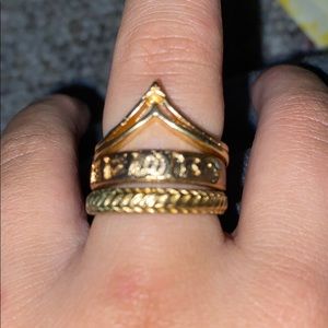 set of 3 stackable rings